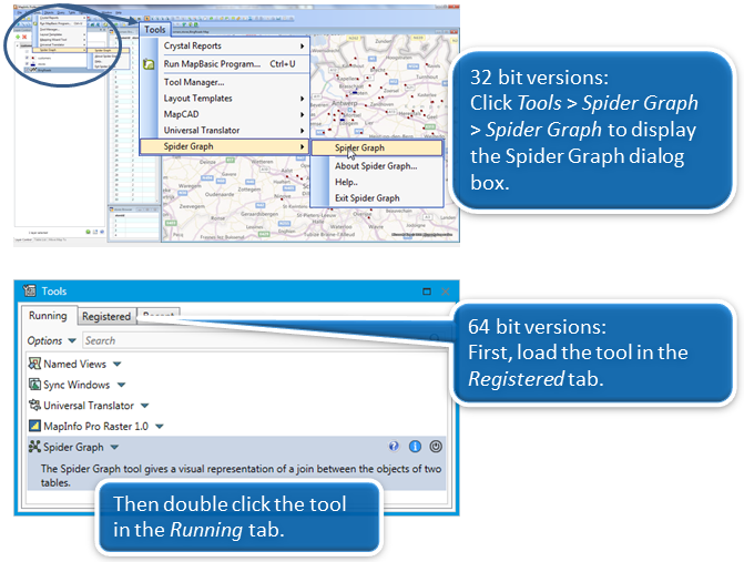 Spidergraph command Spidergraph command
